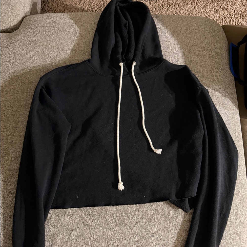Wild Fable Black Cropped Hoodie